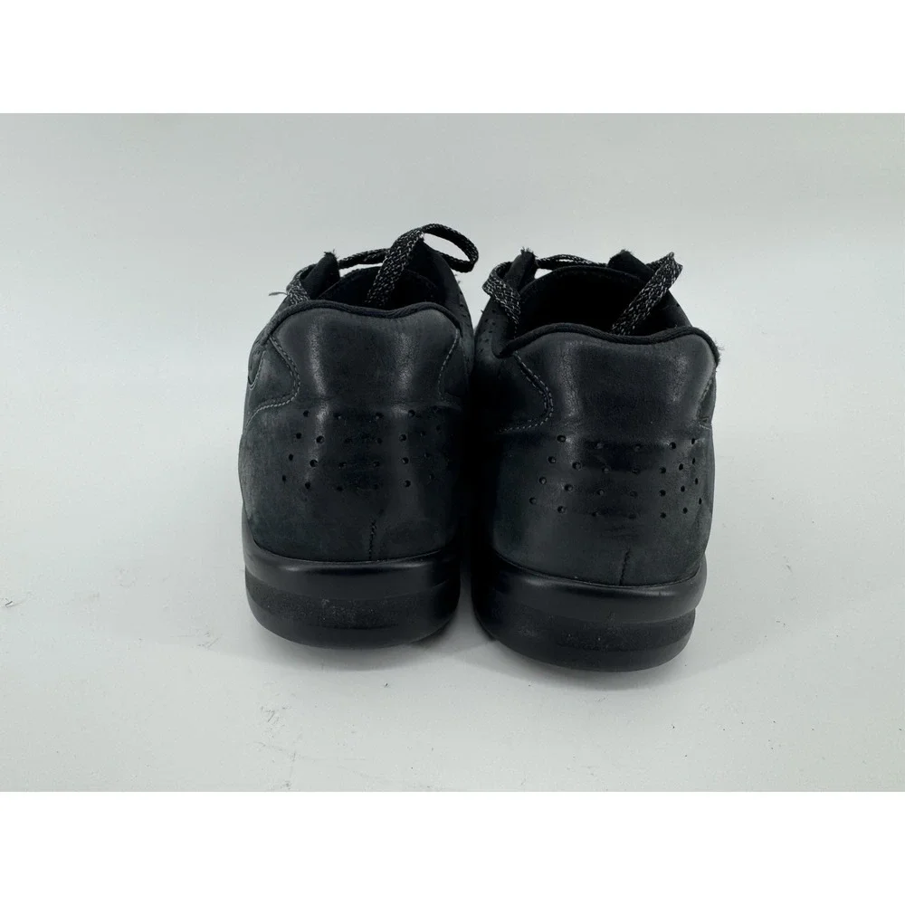SAS Womens Walk Easy Shoes Size 6WW Nero Black Leather Made In The USA Walking
